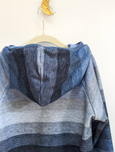 Load image into Gallery viewer, 7/8Y Blue Variant Stripe Hoodie