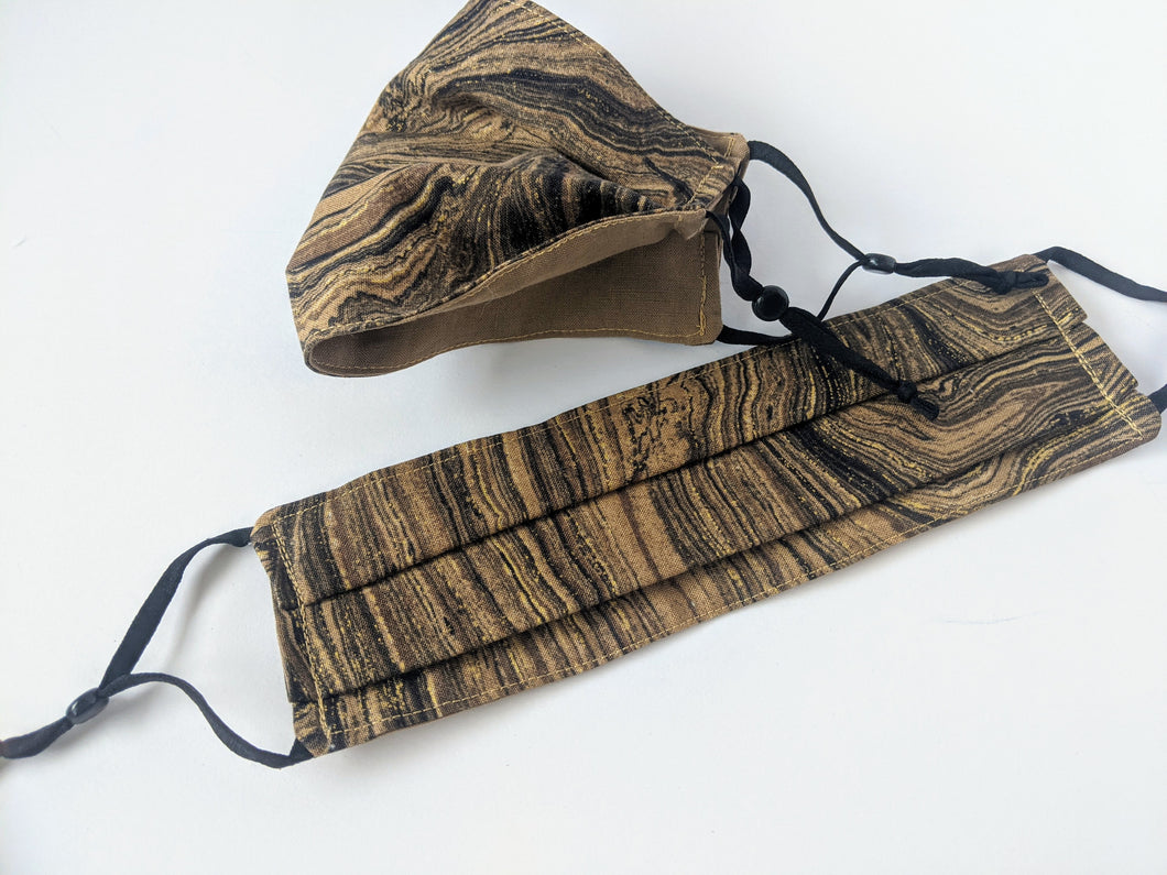 Teen- Small Adult // Woodgrain [pleated]