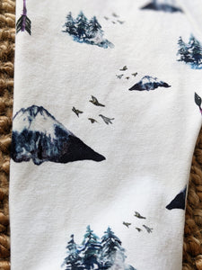 3-6m 'Into The Wild' cuffed leggings