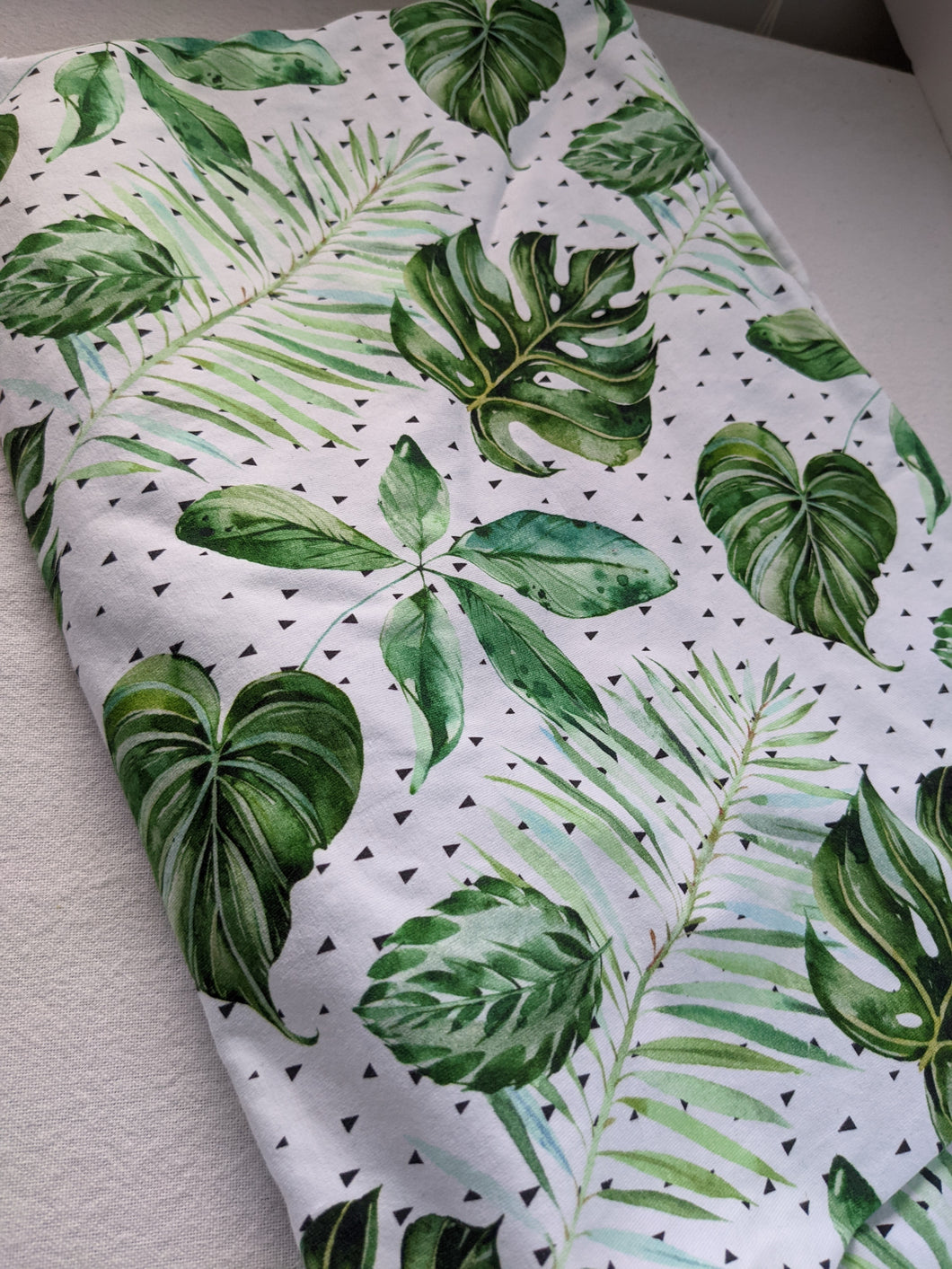 Fabric Snob- Palms- CL- odd cut