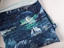 Load image into Gallery viewer, Rebecca Reck Art- Wolves- organic cotton FT- 1m
