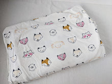 Load image into Gallery viewer, Art Gallery Fabrics- Animal Faces- jersey knit 56&quot;x60&quot;