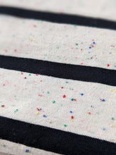 Load image into Gallery viewer, Confetti stripe jersey- 1m washed