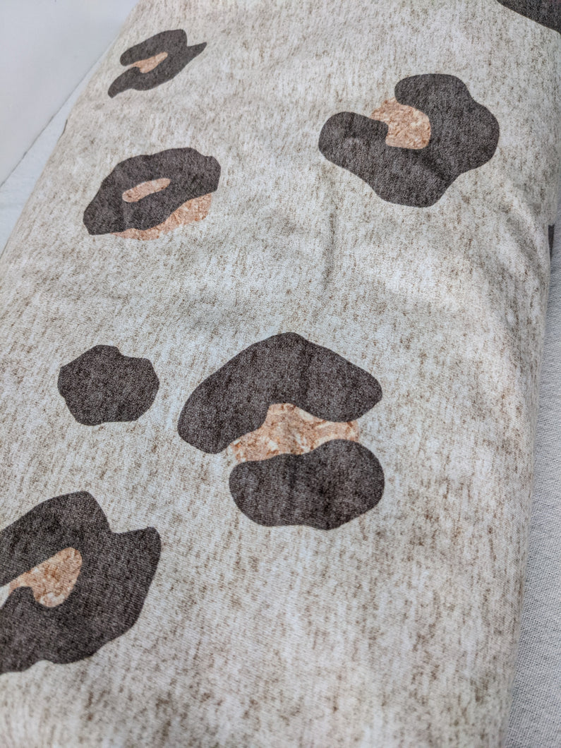 BTF oatmeal leopard- CFT- 1.5 yards